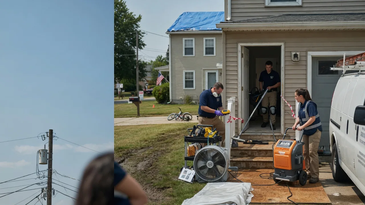 Water Damage Repair in Flat Rock, MI near me